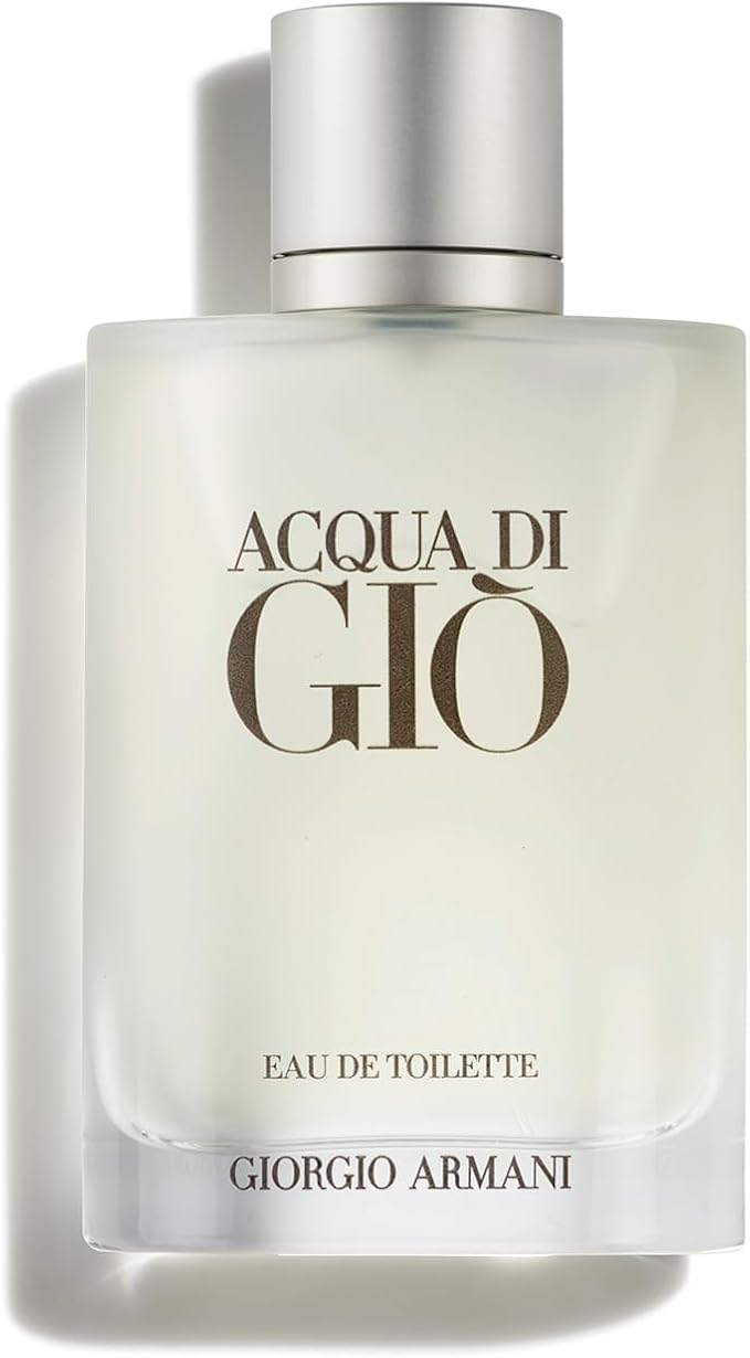 Frasco del perfume Acqua di Gio de Giorgio Armani EDT masculino acuático floral mediterráneo
