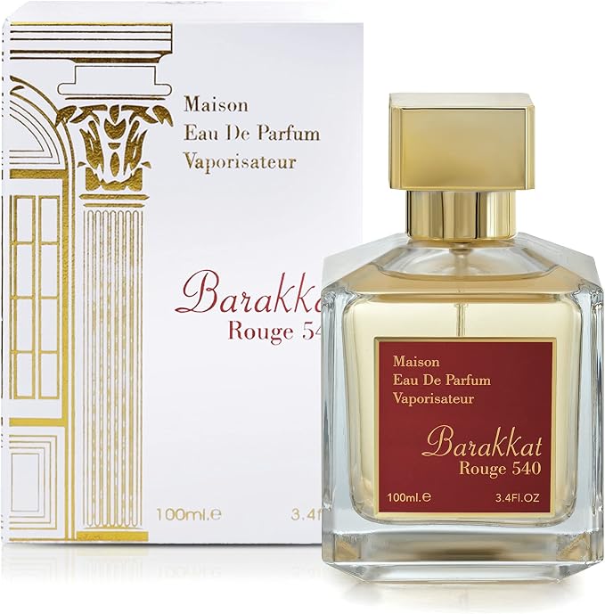 Frasco de Baccarat Rouge 540 de MFK, EDP safranal ambarino unisex nicho