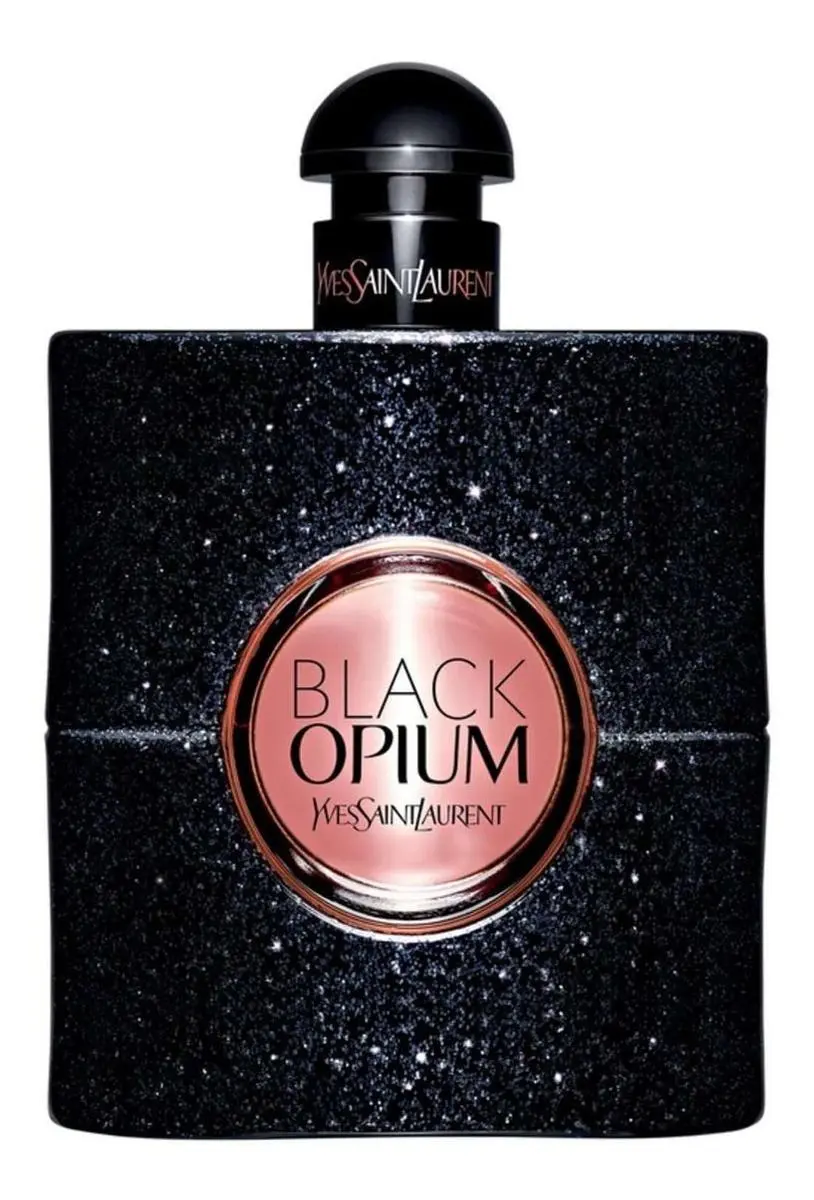 Frasco de Black Opium Neon de YSL, EDP oriental café neón femenino