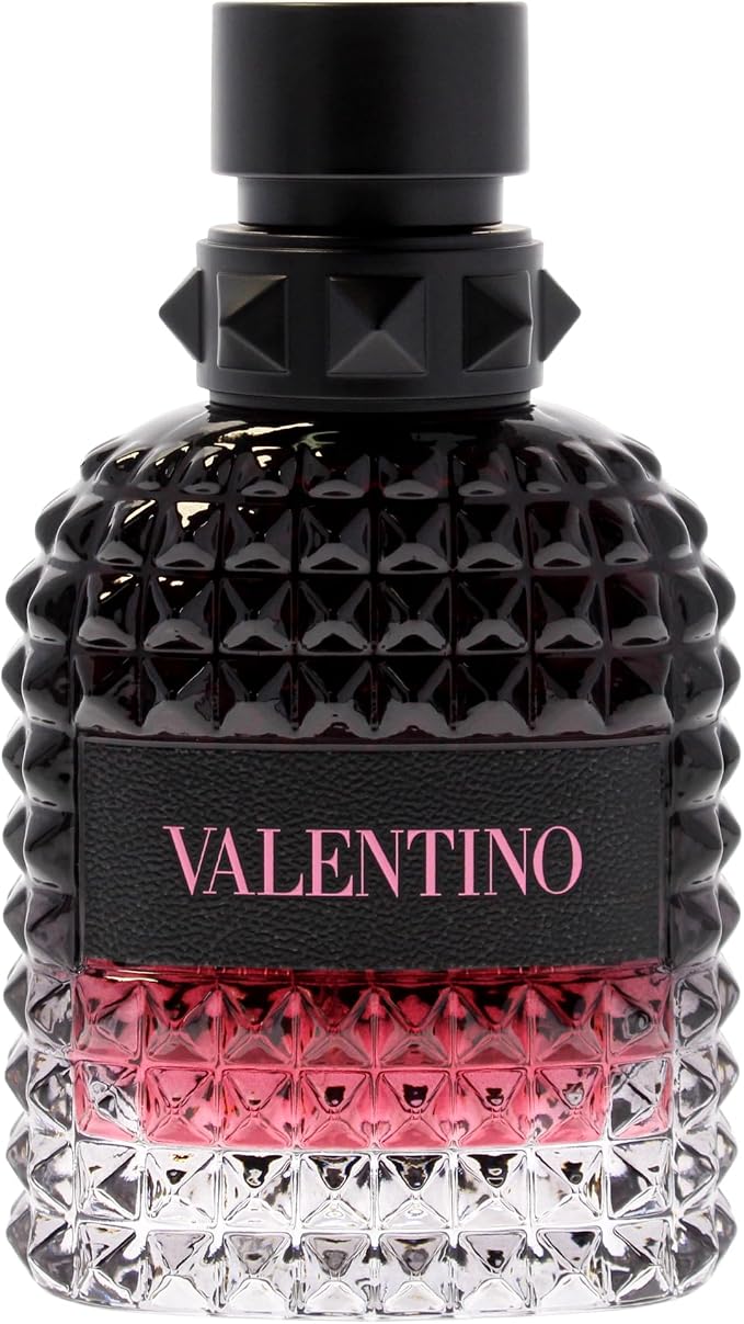 Frasco de Born in Roma Uomo Intense de Valentino, EDP amaderado aromático masculino