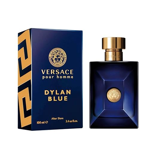 Frasco azul de Dylan Blue de Versace, EDT aromático fresco masculino mediterráneo
