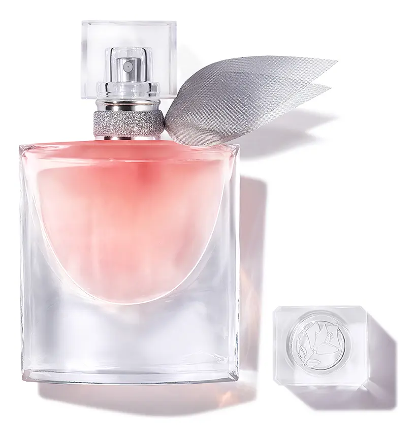 Frasco oscuro de La Vie Est Belle Intensément de Lancôme, EDP floral gourmand profundo femenino