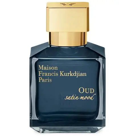 Frasco de Oud Satin Mood de MFK, EDP oud rosa francés unisex nicho