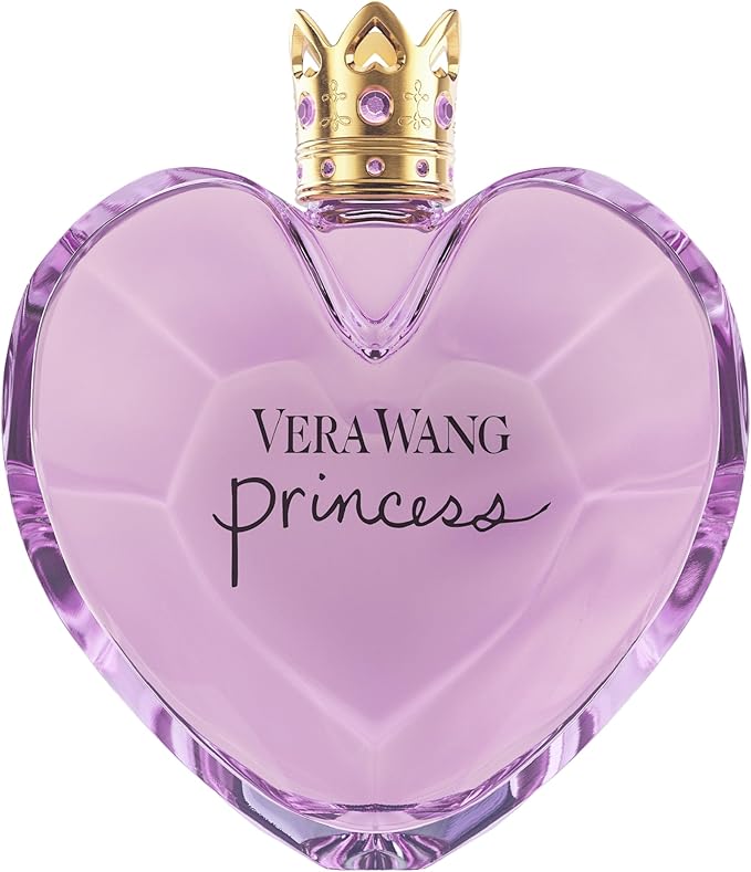 Frasco con corona de Princess de Vera Wang, EDT frutal floral dulce femenino juvenil