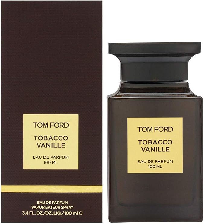 Frasco de Tobacco Vanille de Tom Ford, EDP tabaco vainilla lujoso unisex nicho