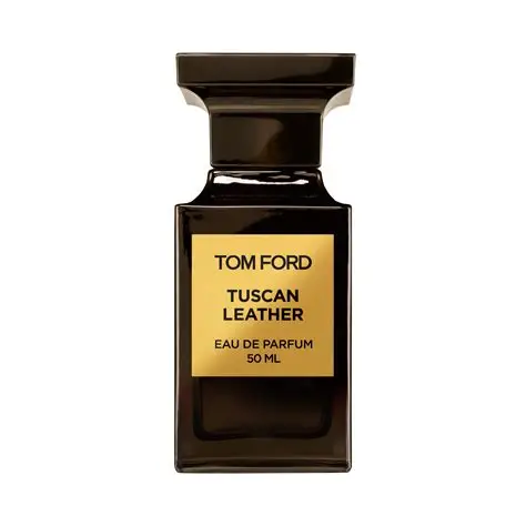 Frasco de Tuscan Leather de Tom Ford, EDP cuero italiano lujoso unisex nicho